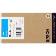 Epson Wide Format T6032 Cyan Ink Cartridge.