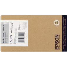 Epson Wide Format T6039 Light Light Black Ink Cartridge.