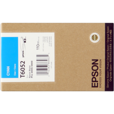 Epson Wide Format T6052 Cyan Ink Cartridge.