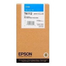 Epson Wide Format T6112 Cyan Ink Cartridge.