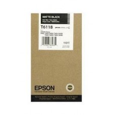 Epson Wide Format T6118 Matte Black Ink Cartridge.