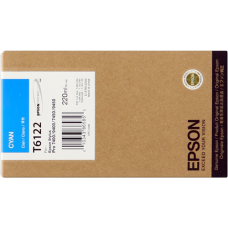 Epson Wide Format T6122 Cyan Ink Cartridge.