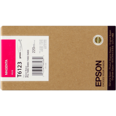 Epson Wide Format T6123 Magenta Ink Cartridge.