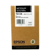 Epson Wide Format T6138 Matte Black Ink Cartridge.