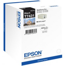 Epson WorkForce Pro T7431 Black Ink Cartridge.