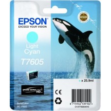 Epson Wide Format T7605 Light Cyan Ink Cartridge.