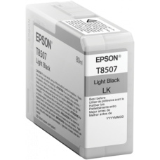 Epson Wide Format T8507 Light Black Ink Cartridge.