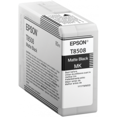 Epson Wide Format T8508 Matte Black Ink Cartridge.