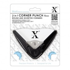 Xcut Corner Border Punch - 2 in 1 (5mm Radius).