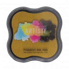 Artiste - Pigment Mini Ink Pad - Dark Yellow.