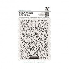 Xcut A6 Embossing Folder - Foliage Pattern.