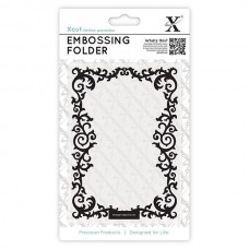 Xcut A6 Embossing Folder - Leafy Border.