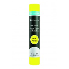 Silhouette 12inch Smooth Heat Transfer Material - Neon Yellow