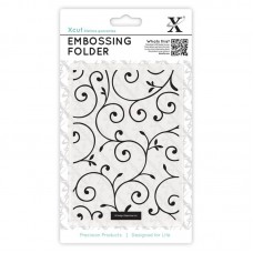 Xcut A6 Embossing Folder - Delicate Flourishes.