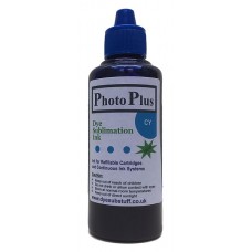 100ml of Cyan Ricoh Compatible  Sublimation Ink -  PhotoPlus Brand.