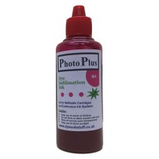 100ml of Magenta Epson Compatible  Sublimation Ink -  PhotoPlus Brand.