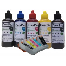 Epson Compatible T2636 Sublimation Refillable Cartridge Kit.