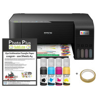 Sublimation Printer Bundle - Epson Ecotank ET-1810 & HobbyPrint® Sublimation Accessory Kit.