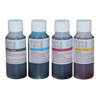 200ml Bottled Edible Ink for Canon Printers - 4 x 50ml Set of CMYK.