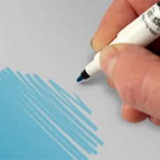 Food Art Pen - Sky Blue, with a fine and a broad nib. - 2 pens in 1.