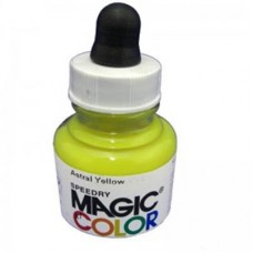 Liquid Acrylic Ink 28ml bottle with pipete MC100 - Astral Yellow.