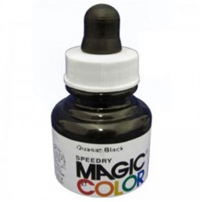 Liquid Acrylic Ink 28ml bottle with pipete MC900 - Quasar Black (opaque).