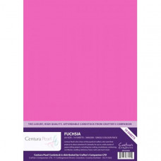 Centura Pearl, 10 Sheets of Fushia Single Side 300gsm Printable A4 Card