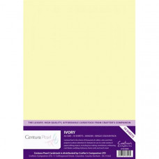 Centura Pearl, 10 Sheets of Ivory Single Side 300gsm Printable A4 Card