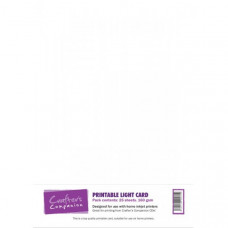Printable Light 160gsm Card in a 25 sheet pack by Crafter's Companion