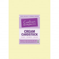 Cream A4 Card 300gsm in 50 sheet pack by crafters Companion