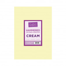 Cream A4 Card 300gsm Hammered Texture in a 50 sheet pack by Crafters Companion