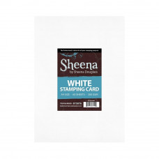 Sheena A4 Stamping Card 300gsm White in 50 sheet packs by Crafters Companion