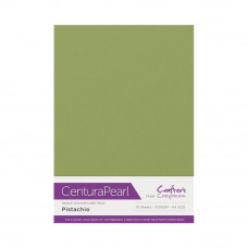 Centura Pearl, 10 Sheets of Pistachio Single Side 300gsm Printable A4 Card